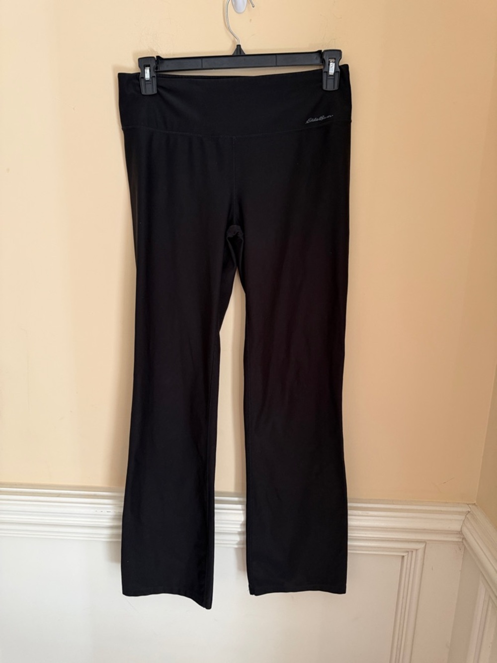 Eddie Bauer Black Boot-Cut Active Yoga Pants‎ Sz Large